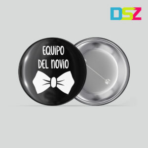 Chapa despedida de soltero "Equipo Novio"